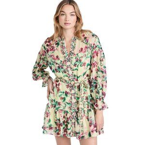 NWT Saloni Pixie 100% Silk Dress Size 0